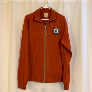 Burnt Orange Volcom vintage zip jacket sz XL
